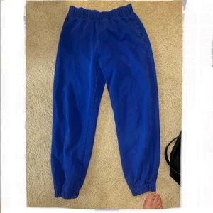 Brandy Melville Royal Blue Sweatpants (Rosa Sweatpants) NWOT
